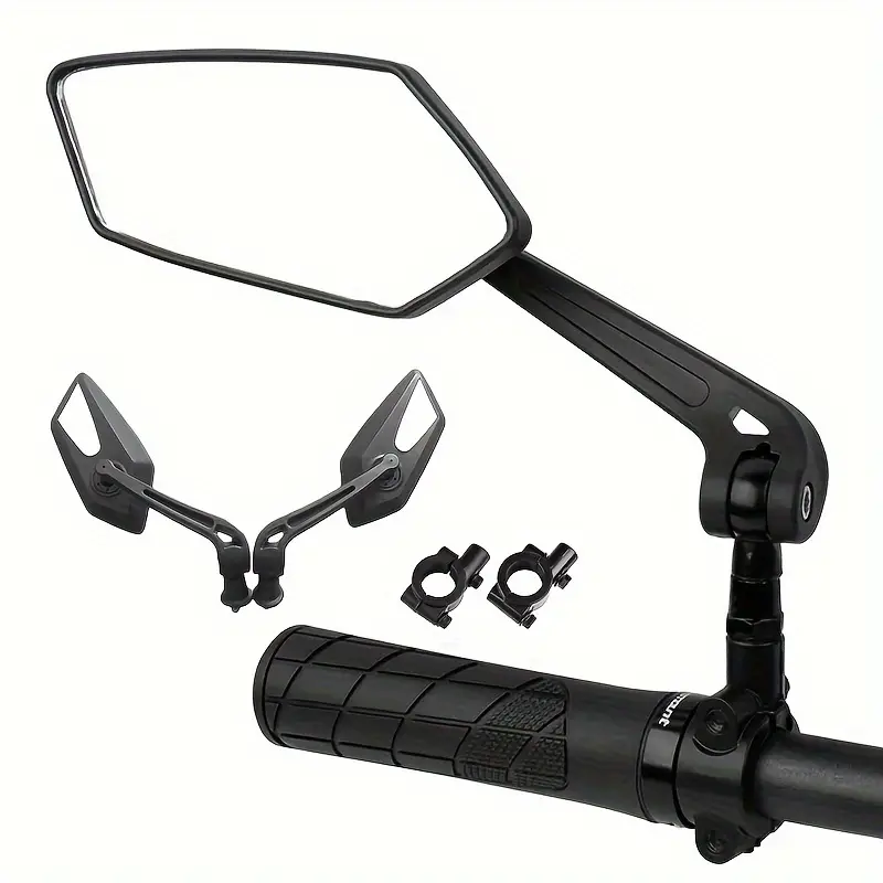 Mirror Handlebar Convex - 2 rétroviseurs de guidon de moto,