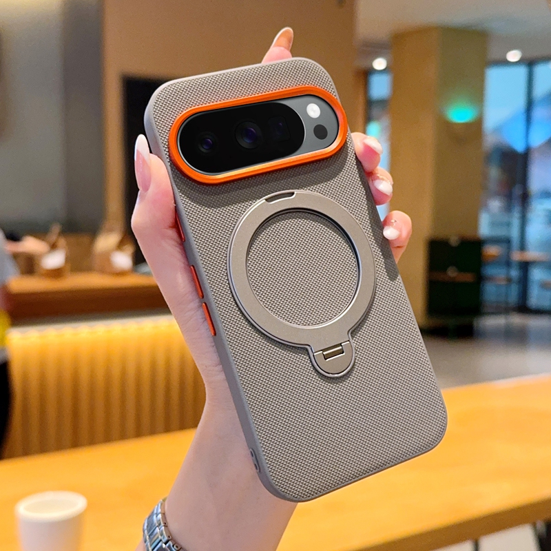 Kickstand Adjustable - Coque de téléphone magnétique texturée avec