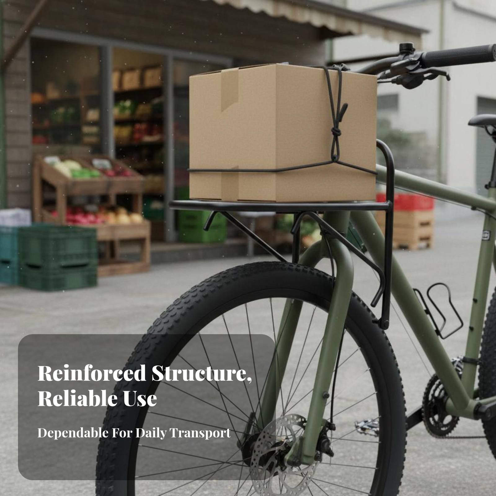 Cargo Rack Aluminum - Porte-bagages avant de vélo en alliage