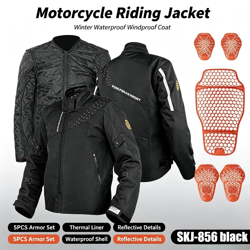 Winter Cycling Commute - Combinaison de moto Star Knight pour