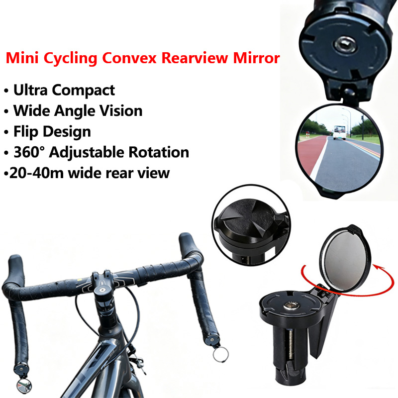 Mirror Handlebar Convex - Miroir convexe ultra compact pour cyclisme