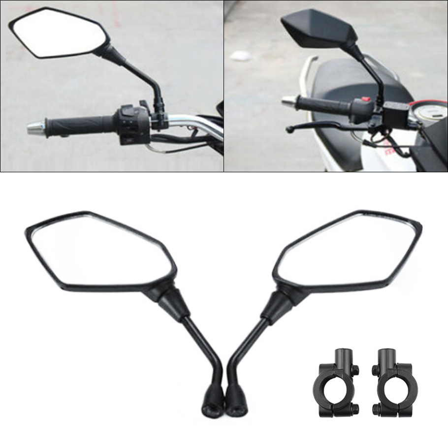 Mirror Handlebar Convex - Rétroviseur convexe universel pour moto, 2
