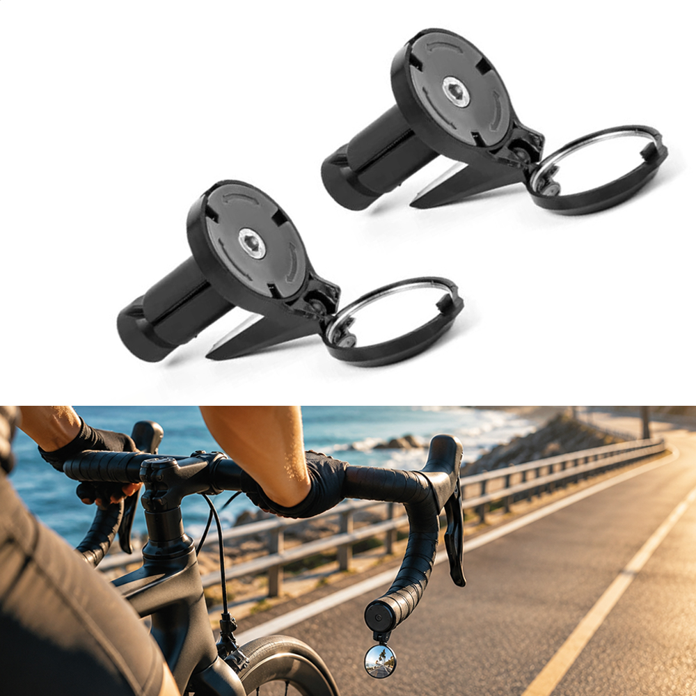 Mirror Handlebar Convex - Rétroviseur d'extrémité de guidon de vélo,