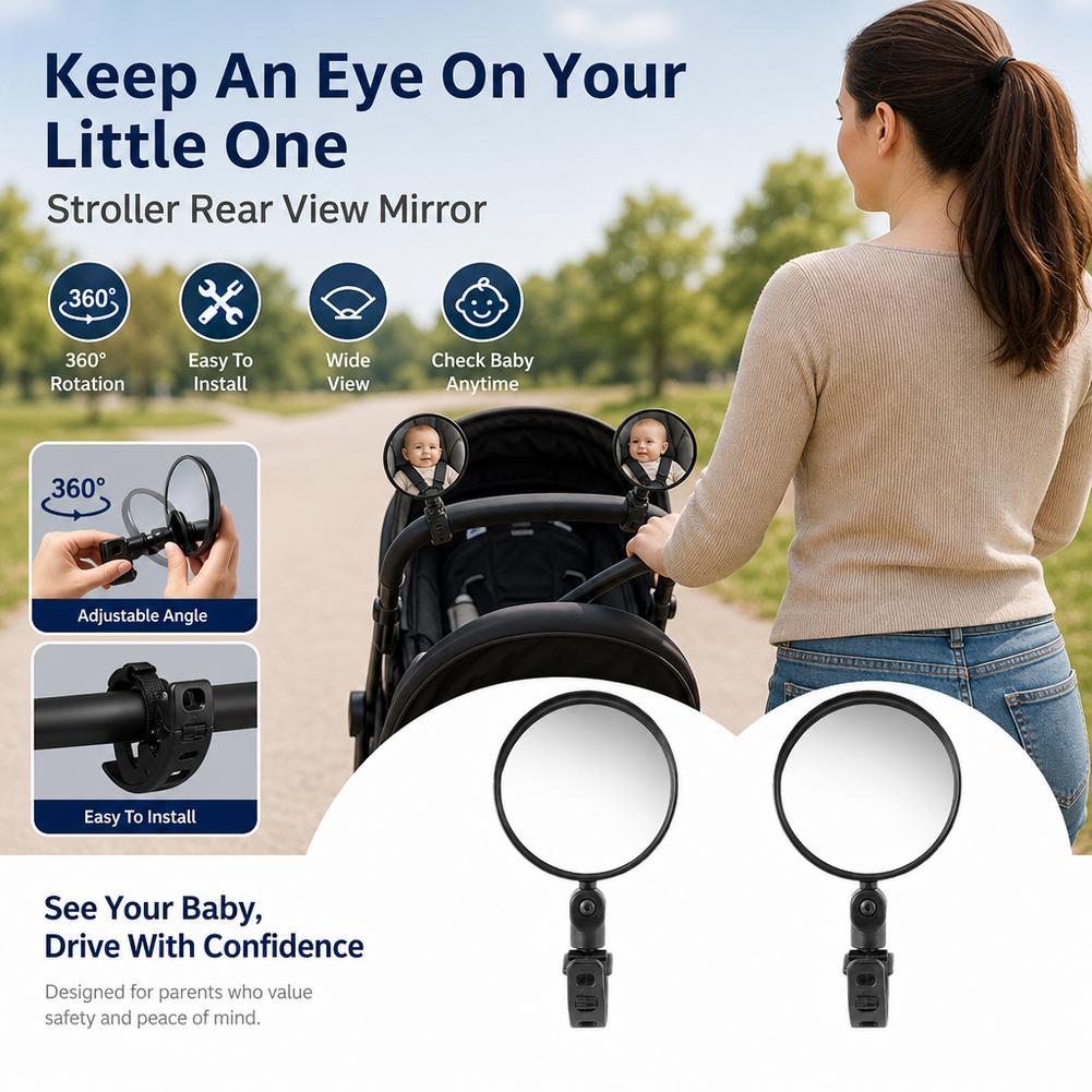 2 rétroviseurs de vélo réglabl - Mirror Handlebar Convex avis et prix
