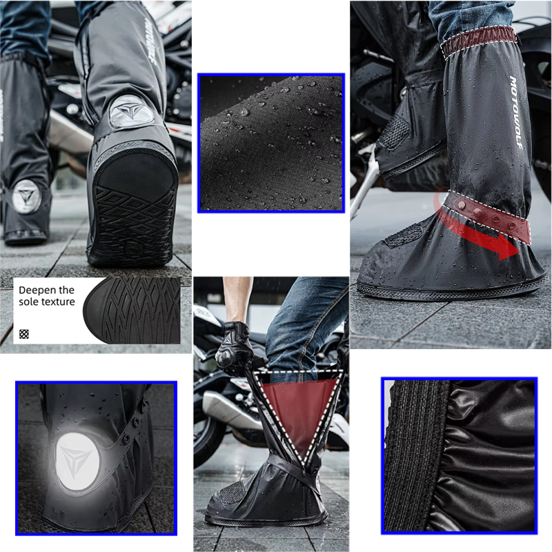 Couvre-chaussures de pluie réu - Cycling Shoes For Commute avis et prix