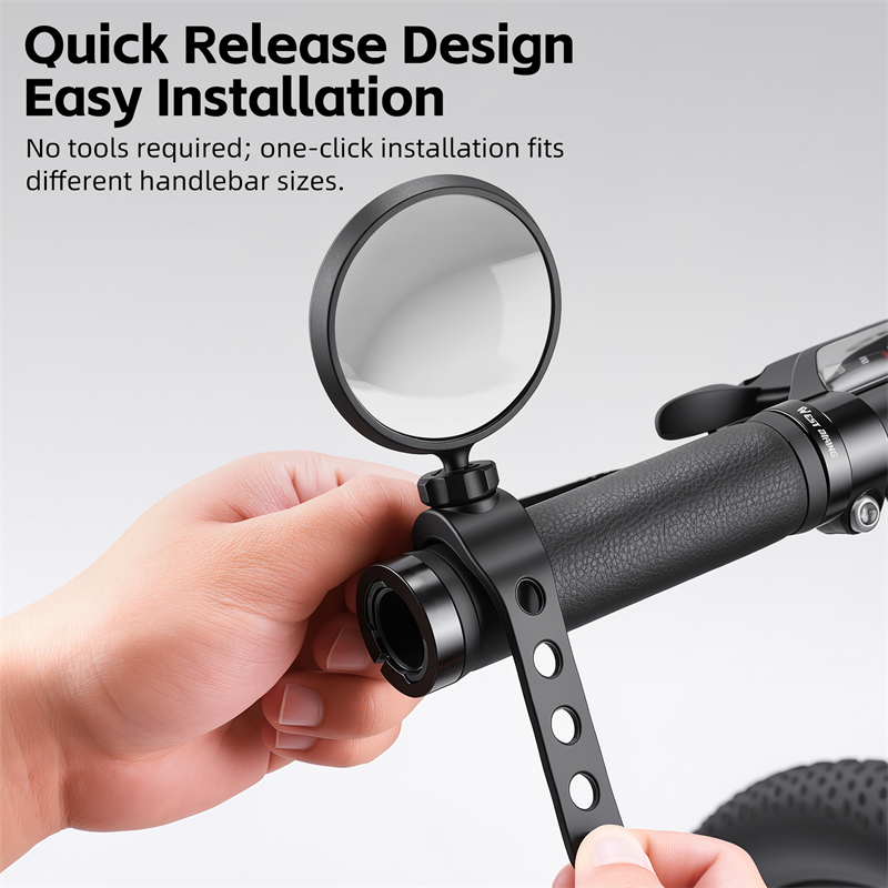 Rétroviseur de vélo grand angl - Mirror Handlebar Convex avis et prix
