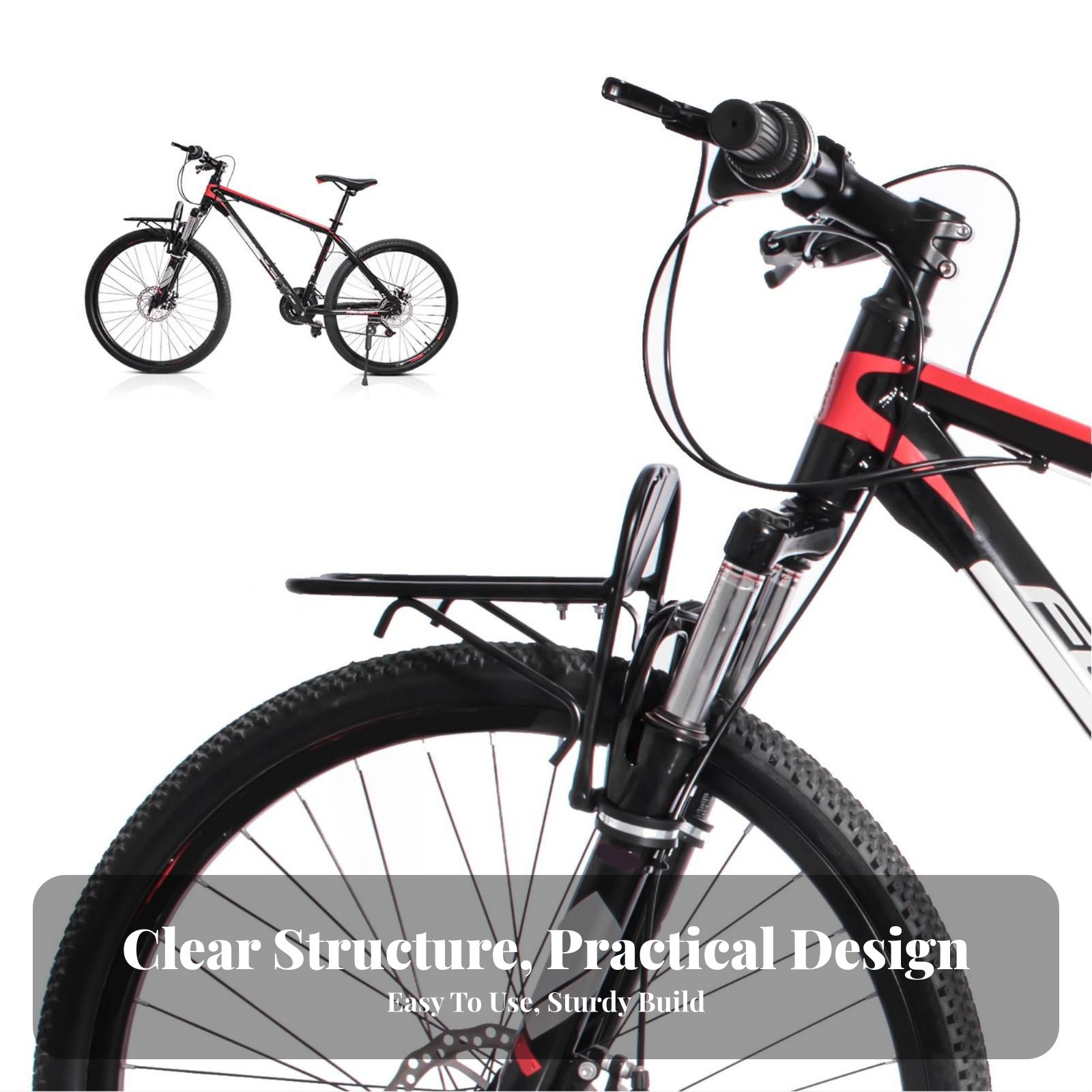 Porte-bagages avant de vélo en - Cargo Rack Aluminum avis et prix