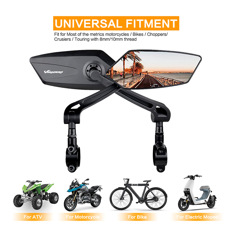 Rétroviseur de guidon de moto  - Mirror Handlebar Convex avis et prix