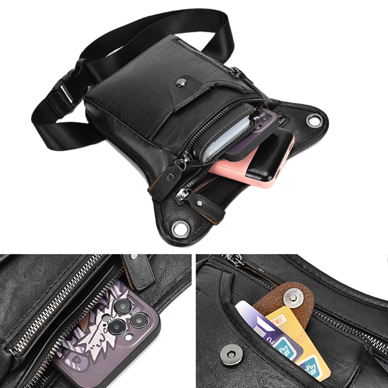 Sac de taille Vintage en cuir  - Cycling Commute Bag avis et prix