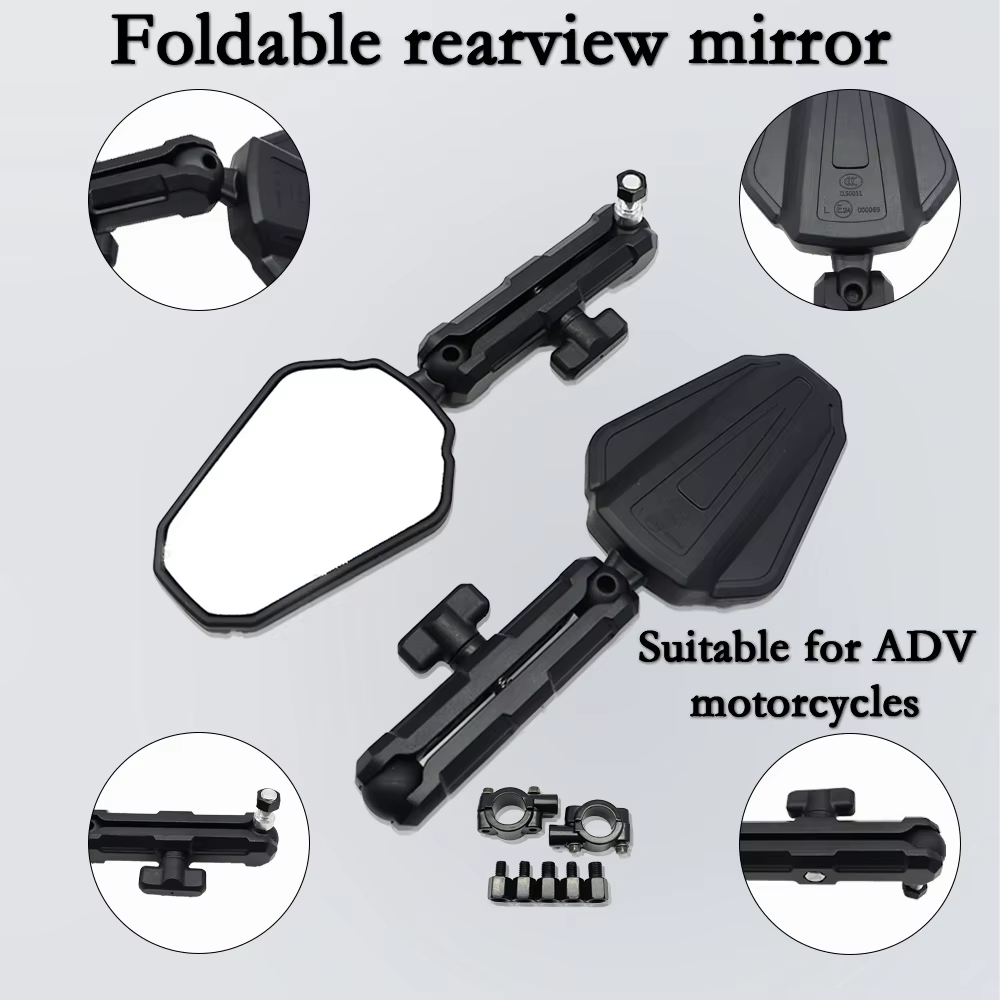 Rétroviseurs latéraux de moto, - Mirror Handlebar Convex avis et prix